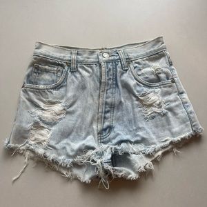 Levi’s High-Wasted Jean Shorts